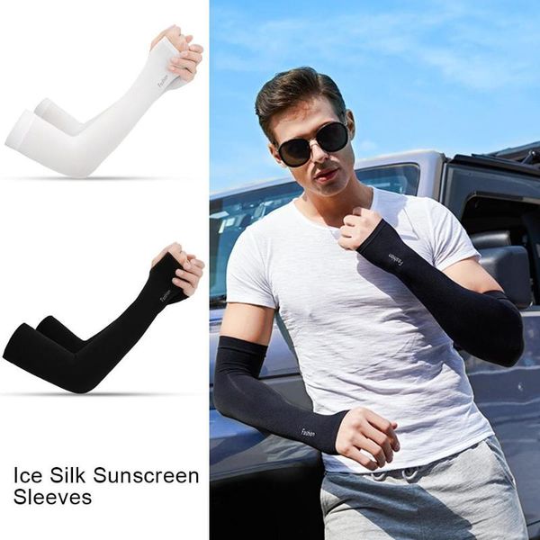 ice silk sunscreen sleeves soft breathable sun protection cuff for outdoor cycling mountaineering hiking, Black;gray
ice silk sunscreen sleeves soft breathable sun protection cuff for outdoor cycling mountaineering hiking, Black;gray