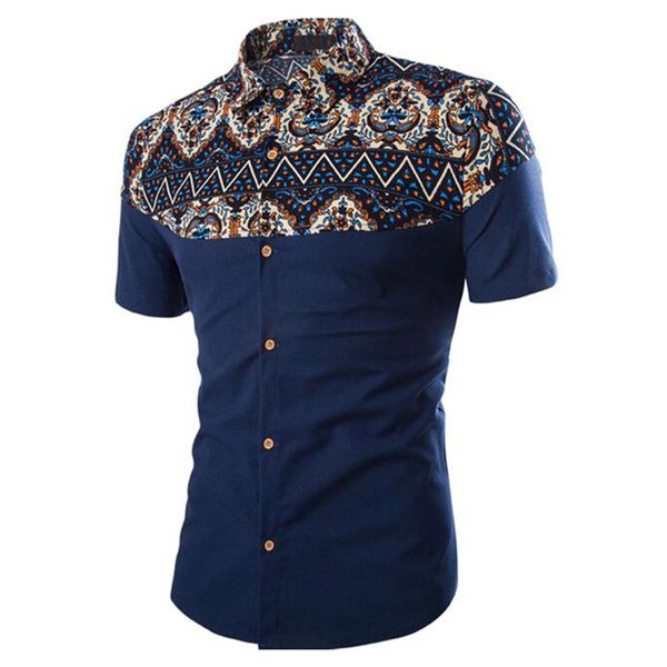 festival casual men shirt ethnic style printed blouse short sleeve handsome boy slim korean fashion vintage patchwork blusa, White;black
festival casual men shirt ethnic style printed blouse short sleeve handsome boy slim korean fashion vintage patchwork blusa, White;black