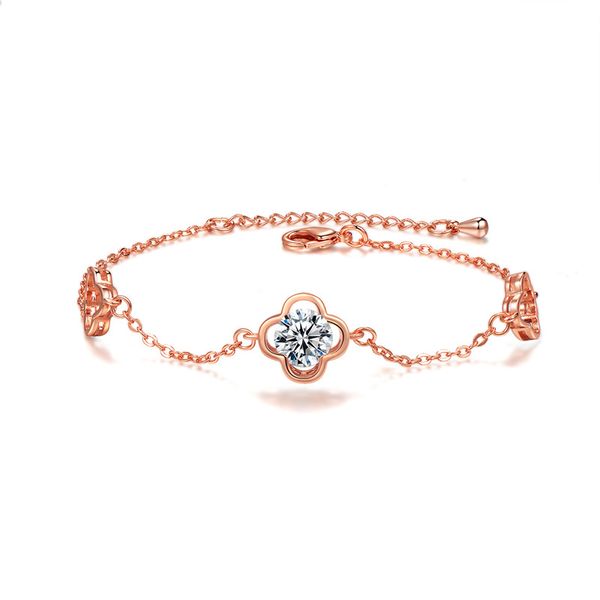 trendy bracelets for female 925 silver jewelry lucky clover shape cubic zirconia bracelet wedding party gift wholesale rose gold, Black
trendy bracelets for female 925 silver jewelry lucky clover shape cubic zirconia bracelet wedding party gift wholesale rose gold, Black