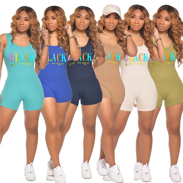 black letter designer summer women's jumpsuits ladies fashion sleeveless tank rompers female one-piece shorts bodysuit clothing d6202, White
black letter designer summer women's jumpsuits ladies fashion sleeveless tank rompers female one-piece shorts bodysuit clothing d6202, White