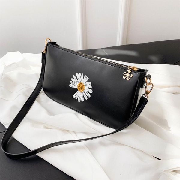 fashion daisy flower women handbag pu leather elegant simple small totes shoulder bags female travel underarm purse
fashion daisy flower women handbag pu leather elegant simple small totes shoulder bags female travel underarm purse