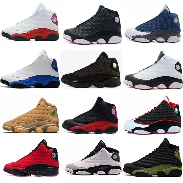 13 13s men women basketball shoes bred black white red chicago's flints 13 grey hologram history of flight sneakers
13 13s men women basketball shoes bred black white red chicago's flints 13 grey hologram history of flight sneakers
