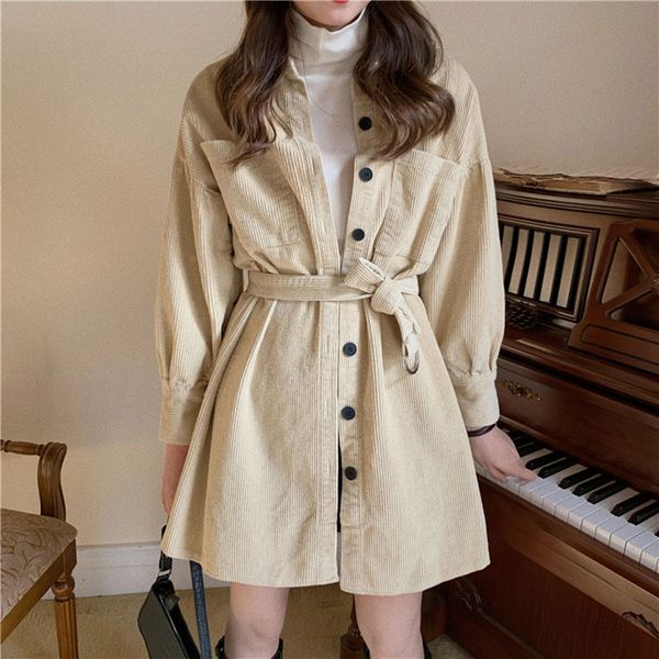 women's trench coats coat women 2021 korean style buttons solid beige autumn spring lace-up slim fit corduroy minimalist, Tan;black
women's trench coats coat women 2021 korean style buttons solid beige autumn spring lace-up slim fit corduroy minimalist, Tan;black