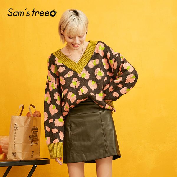 samstree floral printed pullover women sweaters 2019 autumn winter mohair colorblock bishop sleeve casual office ladies, White;black
samstree floral printed pullover women sweaters 2019 autumn winter mohair colorblock bishop sleeve casual office ladies, White;black