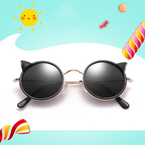 kids sunglasses boy girl korean version of the retro round cat sunglasses fashion children's color film 5 colors 9809, White;black
kids sunglasses boy girl korean version of the retro round cat sunglasses fashion children's color film 5 colors 9809, White;black
