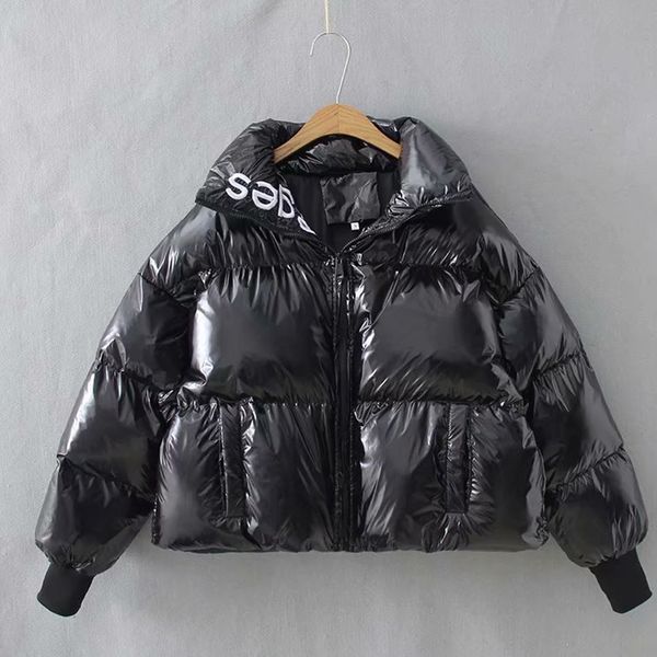 90% white duck down 2019 glossy short waterproof women down jacket winter coat women loose thick female thicken warm parka, Black
90% white duck down 2019 glossy short waterproof women down jacket winter coat women loose thick female thicken warm parka, Black