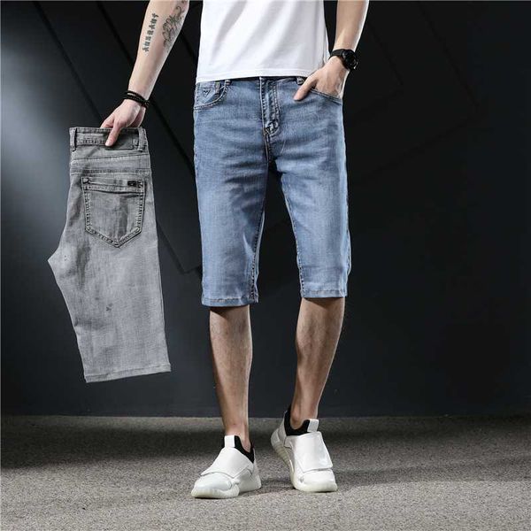 men's shorts 2021 summer men gray blue denim fashion smart casual straight slim fit elastic short jeans male brand plus size 40, White;black
men's shorts 2021 summer men gray blue denim fashion smart casual straight slim fit elastic short jeans male brand plus size 40, White;black