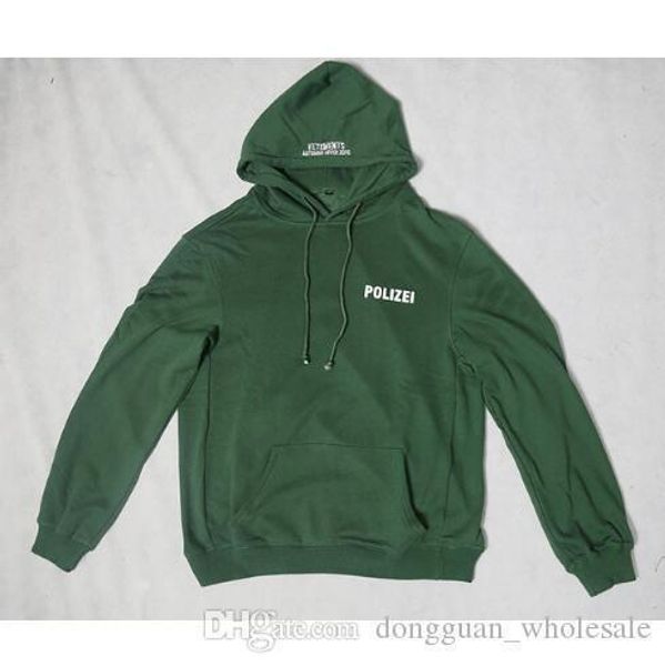 2019ss vetements polizei hip pop oversized men women hoodies streetwear men's pullover cotton men sweatshirts men's clothes, Black
2019ss vetements polizei hip pop oversized men women hoodies streetwear men's pullover cotton men sweatshirts men's clothes, Black