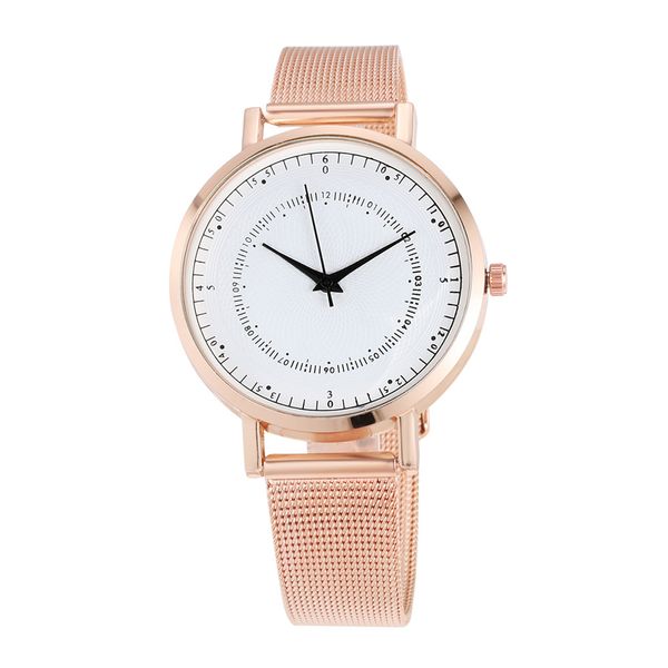 simple luxury watch double scale circle dial watches steel mesh women mens wristwatches gifts reloj mujer clock relogio feminino, Slivery;brown
simple luxury watch double scale circle dial watches steel mesh women mens wristwatches gifts reloj mujer clock relogio feminino, Slivery;brown