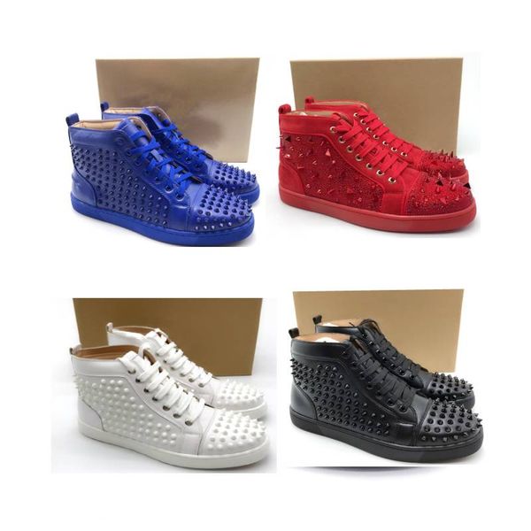 calfskin red bottom designer shoes high cut spike leather sedue calf sneaker luxury party shoes genuine leather running shoes
calfskin red bottom designer shoes high cut spike leather sedue calf sneaker luxury party shoes genuine leather running shoes