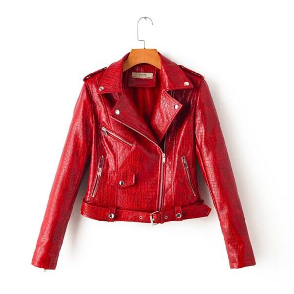 women's fur & faux women black leather jacket casual zipper turn-down collar basic coat slim belt pu snakeskin jackets female
women's fur & faux women black leather jacket casual zipper turn-down collar basic coat slim belt pu snakeskin jackets female