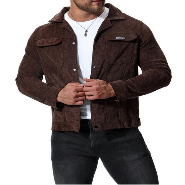 2019 vxo mens jacket design corduroy jacket men casual coat autumn slim fit double pockets men jackets comfortable outerwear, Black;brown
2019 vxo mens jacket design corduroy jacket men casual coat autumn slim fit double pockets men jackets comfortable outerwear, Black;brown