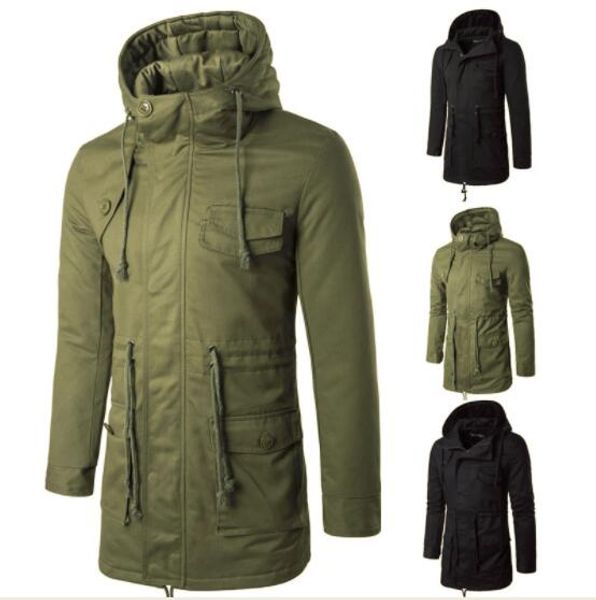 new men winter jacket coat fashion quality cotton padded windproof thick warm soft brand clothing hooded male parkas, Black
new men winter jacket coat fashion quality cotton padded windproof thick warm soft brand clothing hooded male parkas, Black