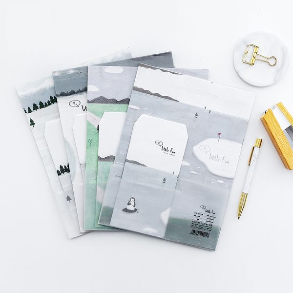 9pcs/set 3 envelopes + 6 writting paper retro nordic series envelope for gift korean stationery
9pcs/set 3 envelopes + 6 writting paper retro nordic series envelope for gift korean stationery