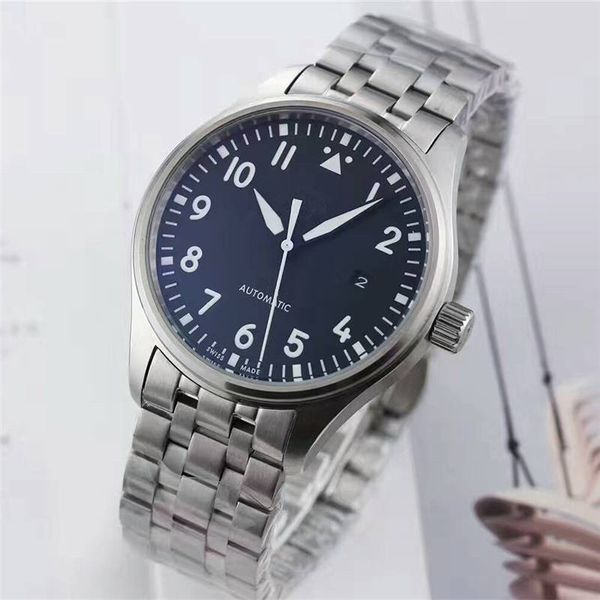 official model pilot watch man luxury watches imported japanese miyota 8215 movement mens designer watches waterproof mens wristwatch, Slivery;brown
official model pilot watch man luxury watches imported japanese miyota 8215 movement mens designer watches waterproof mens wristwatch, Slivery;brown