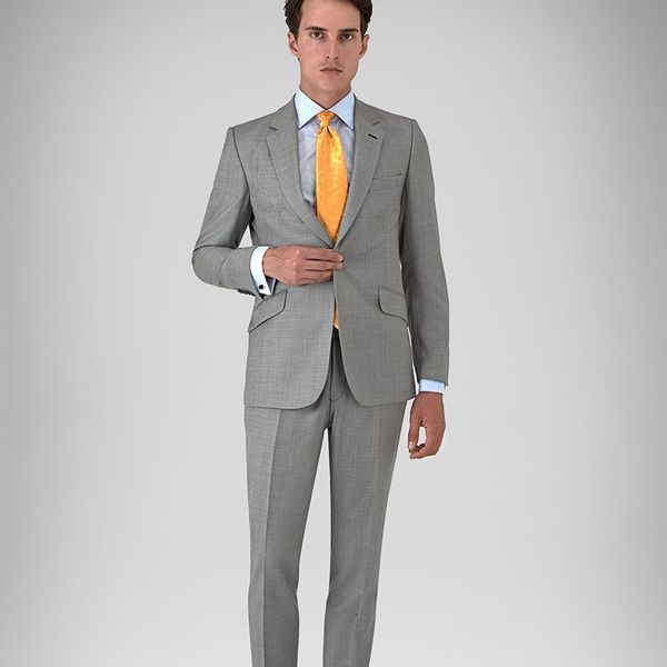 classic gray mens wedding tuxedos 2019 peaked lapel one button groom pants suits custom made handsome 2 pieces men blazer, Black;gray
classic gray mens wedding tuxedos 2019 peaked lapel one button groom pants suits custom made handsome 2 pieces men blazer, Black;gray