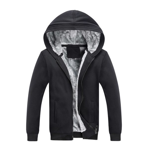 winter men thicken fleece hoodies warm sweatshirts solid sportswear zipper hoodie men hooded outerwear casual, Black
winter men thicken fleece hoodies warm sweatshirts solid sportswear zipper hoodie men hooded outerwear casual, Black