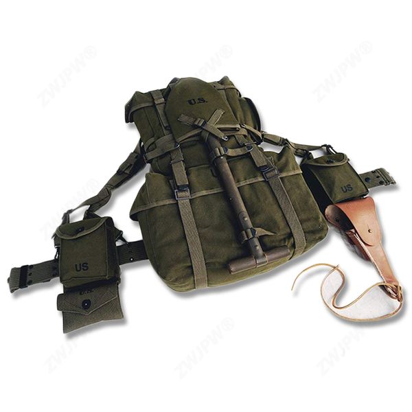 replica ww2 korean war m1945 backpack set&combat pistol belt &suspender&m1911 bag&m1 bag &holster&tent &shovel conbination
replica ww2 korean war m1945 backpack set&combat pistol belt &suspender&m1911 bag&m1 bag &holster&tent &shovel conbination