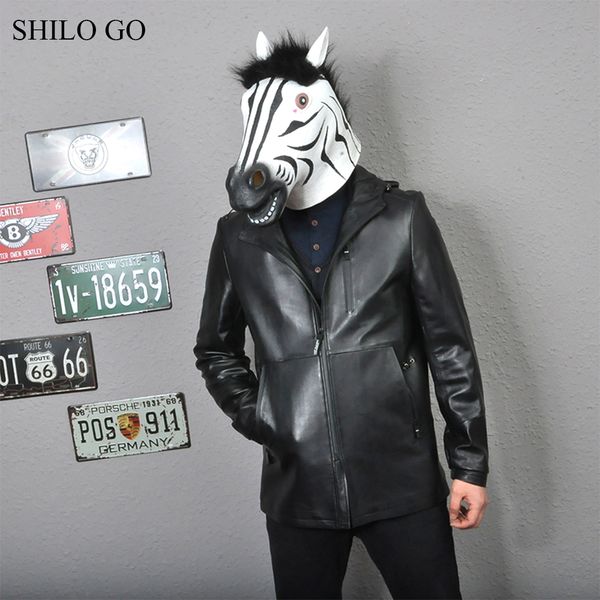 shilo go leather jacket mens spring fashion sheepskin genuine leather coat hooded concise loose zipper black jacket
shilo go leather jacket mens spring fashion sheepskin genuine leather coat hooded concise loose zipper black jacket