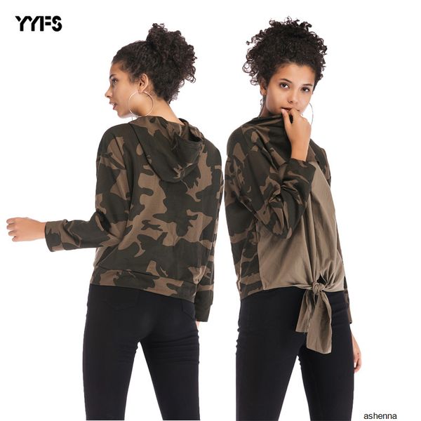 womens designer season stitching camouflage hooded sweater long sleeve irregular hem jacket womendw4t, Black;brown
womens designer season stitching camouflage hooded sweater long sleeve irregular hem jacket womendw4t, Black;brown