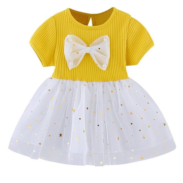 girl's dresses girl bowknot sleeve infant baby girls short star moon tulle princess dress summer party robe enfant vestido, Red;yellow
girl's dresses girl bowknot sleeve infant baby girls short star moon tulle princess dress summer party robe enfant vestido, Red;yellow