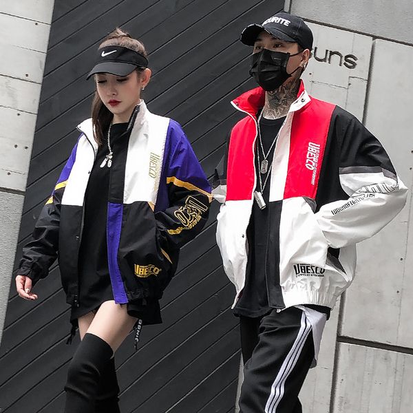 2018 men's fashion hip-hop style autumn winter new in the tide lovers dress spelling color loose coat class service use, Black;brown
2018 men's fashion hip-hop style autumn winter new in the tide lovers dress spelling color loose coat class service use, Black;brown