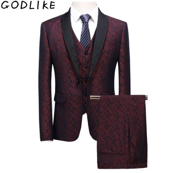 2019 groom tuxedos red flowers print mens slim fit suit set prom wedding suits male pattern blazer (jacket+pants+vest) t190908, White;black
2019 groom tuxedos red flowers print mens slim fit suit set prom wedding suits male pattern blazer (jacket+pants+vest) t190908, White;black