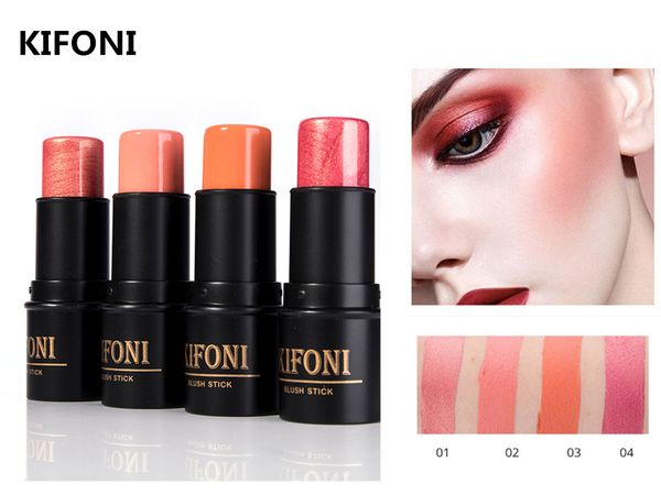 kifoni brand 4 color baked blush makeup blush stick palette face cheek cream blusher sticker long lasting nude natural cosmetics
kifoni brand 4 color baked blush makeup blush stick palette face cheek cream blusher sticker long lasting nude natural cosmetics