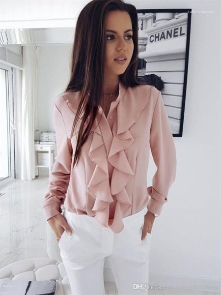 womens shirts designer long sleeve casual shirts solid business shirts ruffled crew neck, White
womens shirts designer long sleeve casual shirts solid business shirts ruffled crew neck, White