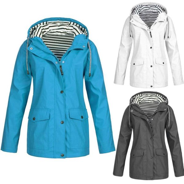 30#women jackets winter coat jacket women solid rain jacket outdoor plus waterproof hooded raincoat windbreaker lightweight, Black;brown
30#women jackets winter coat jacket women solid rain jacket outdoor plus waterproof hooded raincoat windbreaker lightweight, Black;brown