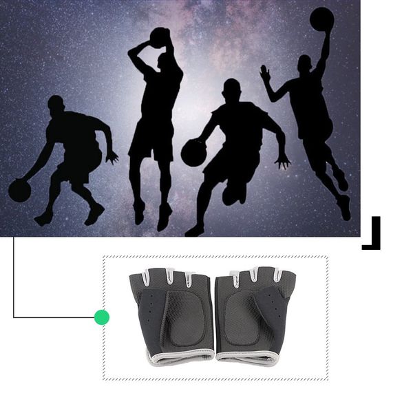 sports gloves men and women dumbbell equipment horizontal bar exercise wrist training gym training half finger sports gloves, Black
sports gloves men and women dumbbell equipment horizontal bar exercise wrist training gym training half finger sports gloves, Black