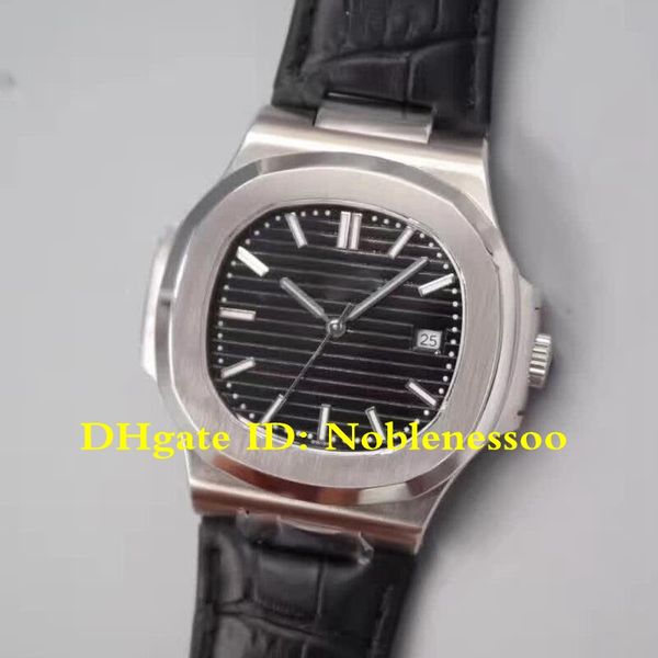 8 color new classic model mens watch black dial stainless steel 5711r 5711/1r-001 5711 leather strap mechanical automatic men's watches, Slivery;brown
8 color new classic model mens watch black dial stainless steel 5711r 5711/1r-001 5711 leather strap mechanical automatic men's watches, Slivery;brown