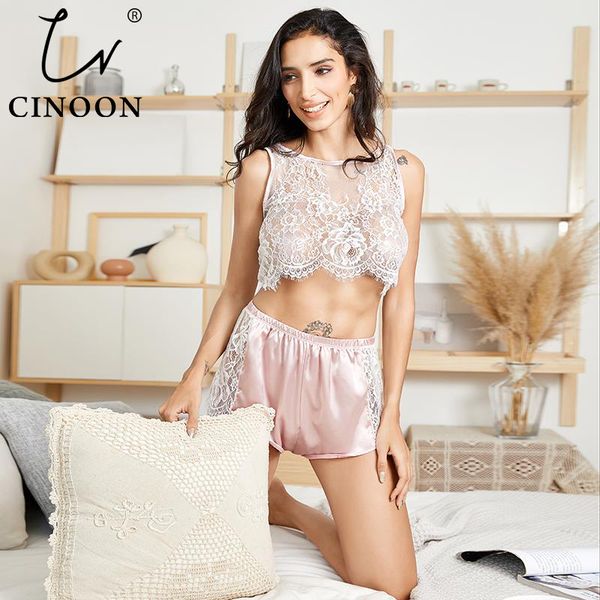 cinoon new women's sexy sleepwears кружевная пижама без рукавов комплект летний цветочный топ и шелковые шорты удобные ночные рубашки, Black;red
cinoon new women's sexy sleepwears кружевная пижама без рукавов комплект летний цветочный топ и шелковые шорты удобные ночные рубашки, Black;red