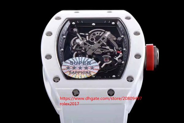 mens super luxury rm055 quality watches classic and domineering kv white ceramic dial chronograph automatic men sport wristwatches, Slivery;brown
mens super luxury rm055 quality watches classic and domineering kv white ceramic dial chronograph automatic men sport wristwatches, Slivery;brown