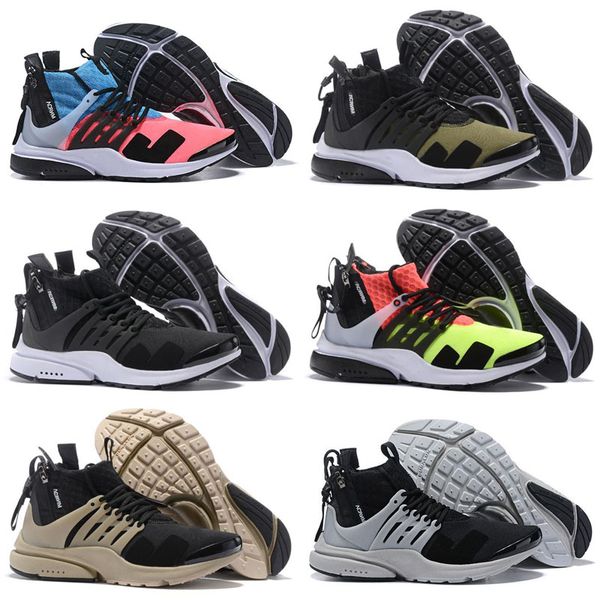 

мужские Acronym x Presto Mid Racer Розовый Черный Chaussure Homme кроссовки Prestos Zapatillas Спортивные кр