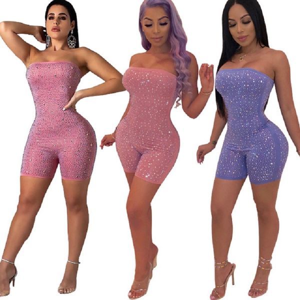 2019 sleeveless strapless off shoulder diamond playsuit summer casual club bodycon jumpsuit women stretchy sequin overall, Black;white
2019 sleeveless strapless off shoulder diamond playsuit summer casual club bodycon jumpsuit women stretchy sequin overall, Black;white