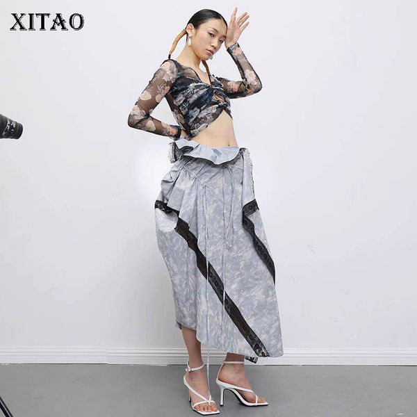 xitao нерегулярные женщины юбка мода новые женщины 2020 эластичный пояс лоскутное кружево рябить меньшинство повседневный стиль юбка zll5062, Black
xitao нерегулярные женщины юбка мода новые женщины 2020 эластичный пояс лоскутное кружево рябить меньшинство повседневный стиль юбка zll5062, Black