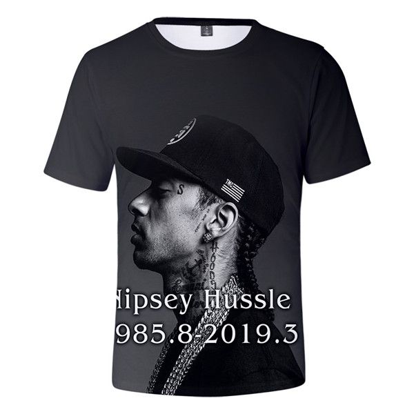 nipsey hussle mens tshirts 3d printed short sleeved shirts designer mens casual clothes new arrival, White;black
nipsey hussle mens tshirts 3d printed short sleeved shirts designer mens casual clothes new arrival, White;black