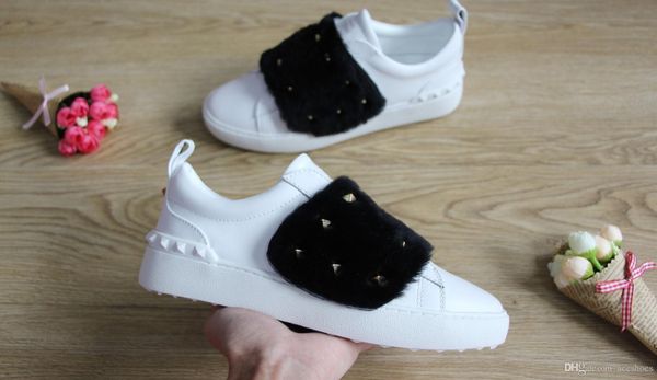 new fashion leisure luxury sneaker women shoes designer shoes women flats suede fluff with box size 34-41, Black
new fashion leisure luxury sneaker women shoes designer shoes women flats suede fluff with box size 34-41, Black