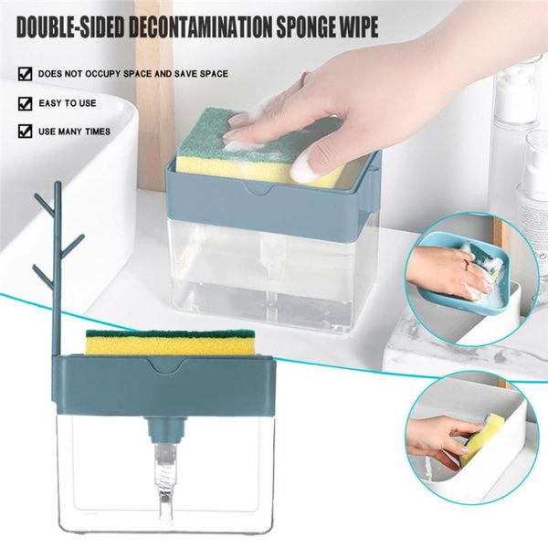 outdoor gadgets 2-in-1sponge rack soap dispenser pump and sponge caddy kitchen creative bathroom washing storage box j80
outdoor gadgets 2-in-1sponge rack soap dispenser pump and sponge caddy kitchen creative bathroom washing storage box j80