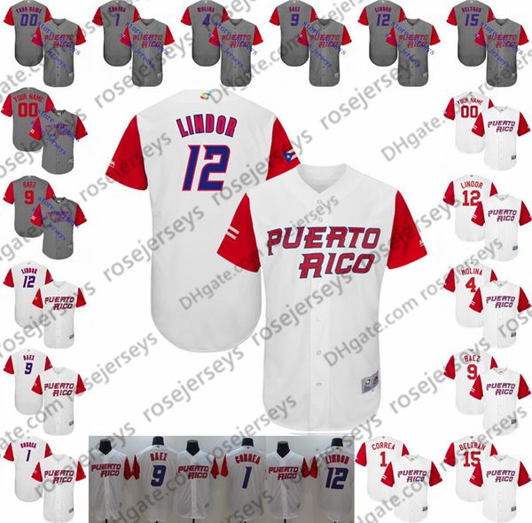 Puerto rico 2017 wbc jer ey 12 lindor 4 yadier molina 15 carlo beltran 16 angel pagan 39 edwin dÃiaz gray white 4xl
Puerto rico 2017 wbc jer ey 12 lindor 4 yadier molina 15 carlo beltran 16 angel pagan 39 edwin dÃiaz gray white 4xl