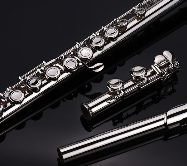 nickel plated flute 16 holes c key closed e key split new student flute for beginner
nickel plated flute 16 holes c key closed e key split new student flute for beginner