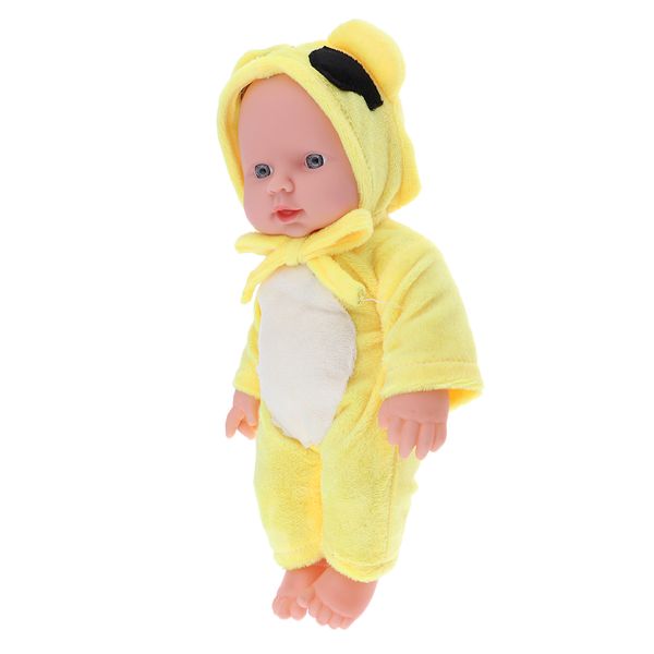 30cm lifelike vinyl reborn doll baby doll early education toy in yellow rompers & hat gift
30cm lifelike vinyl reborn doll baby doll early education toy in yellow rompers & hat gift