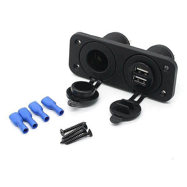 100% new dual use car cigarette lighter dual usb 2.1a charger and socket panel mount marine 12 volt power outlet #n
100% new dual use car cigarette lighter dual usb 2.1a charger and socket panel mount marine 12 volt power outlet #n