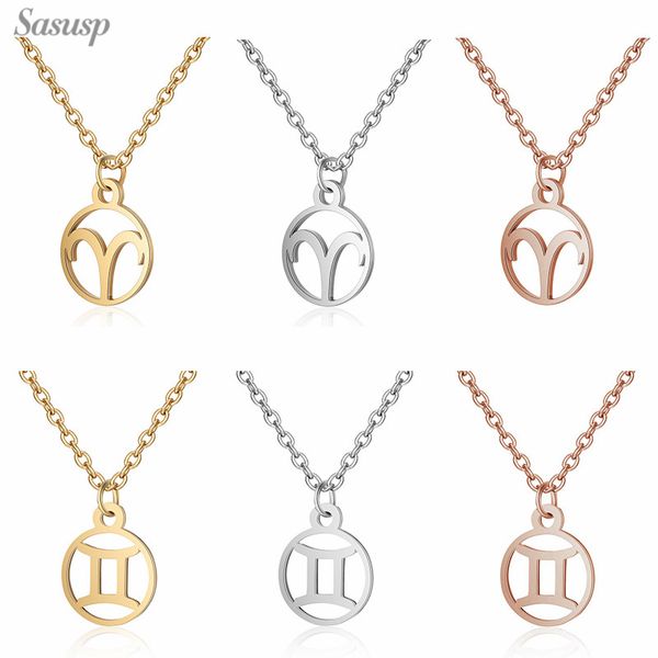 sasusp trendy 12 constellation necklace for women girls simple pendant necklaces chain daughter friend birthday gift 2019, Silver
sasusp trendy 12 constellation necklace for women girls simple pendant necklaces chain daughter friend birthday gift 2019, Silver