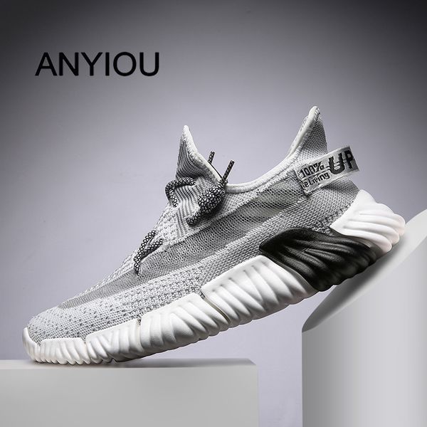 anyiou 2020 fashion casual shoes men mens printing sneakers flying mesh weaving breathable outdoor shoes footwear size 39-46, Black
anyiou 2020 fashion casual shoes men mens printing sneakers flying mesh weaving breathable outdoor shoes footwear size 39-46, Black