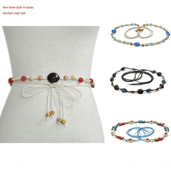 simple lady thin belt rice beads sewn woven waist chain simple lady shell thin belt shell rice beads sewn woven waist chain, Black;brown
simple lady thin belt rice beads sewn woven waist chain simple lady shell thin belt shell rice beads sewn woven waist chain, Black;brown