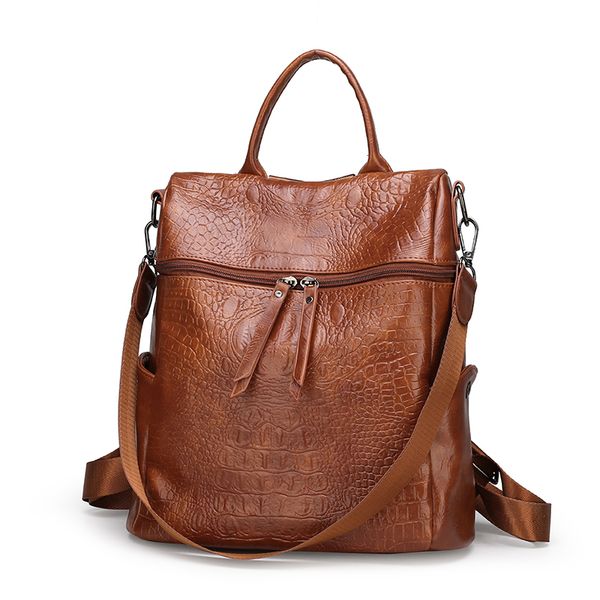 crocodile pattern travel shoulder women leisure bag leather backpack lady casual backpack for women
crocodile pattern travel shoulder women leisure bag leather backpack lady casual backpack for women