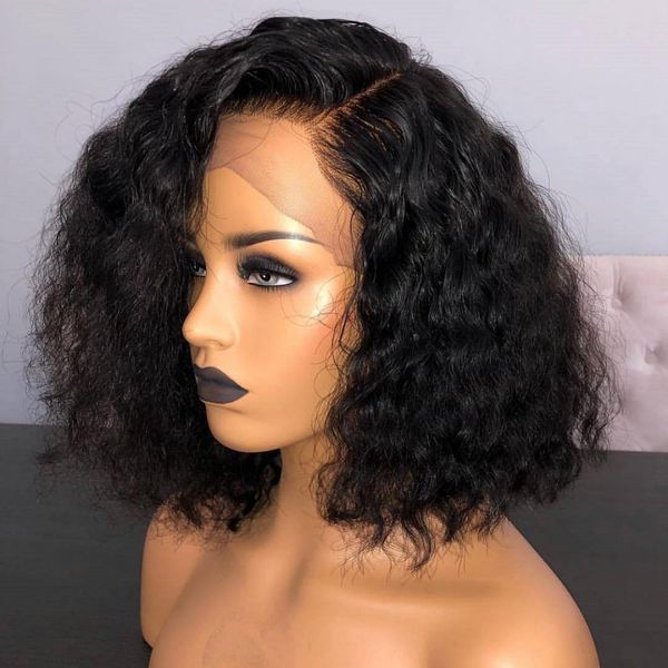 250% density curly human hair wig wet and wavy 13*4 lace front human hair wigs short bob wig pre plucked brazilian remy, Black;brown
250% density curly human hair wig wet and wavy 13*4 lace front human hair wigs short bob wig pre plucked brazilian remy, Black;brown