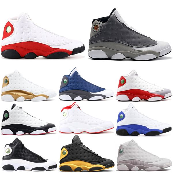 2019 new men basketball shoes 13 13s flint grey toe playoff black cat bred altitude playoff mens trainer sports sneakers 7-13, White;red
2019 new men basketball shoes 13 13s flint grey toe playoff black cat bred altitude playoff mens trainer sports sneakers 7-13, White;red